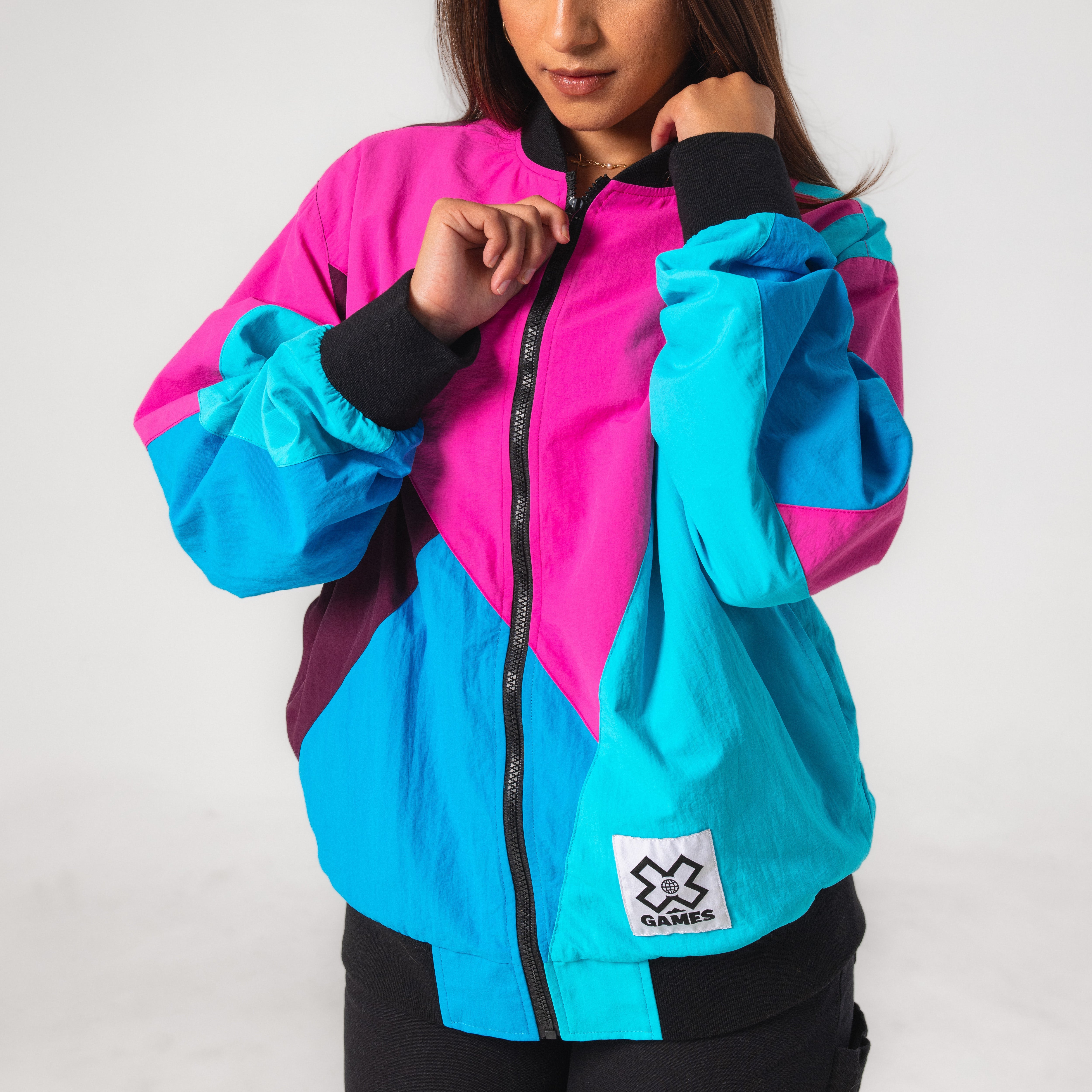 #21 Retro Color Block Jacket
