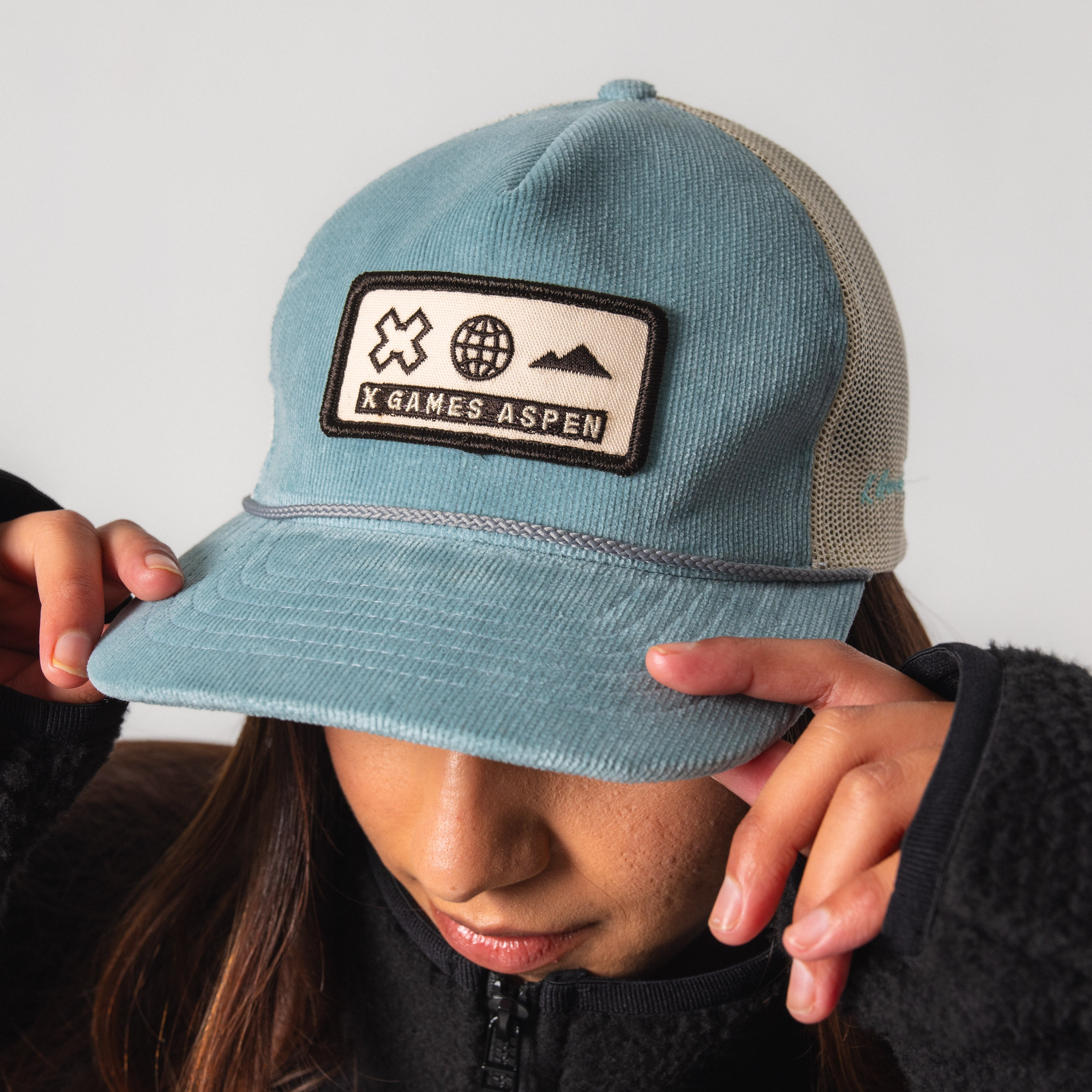 Two-Toned Corduroy Hat