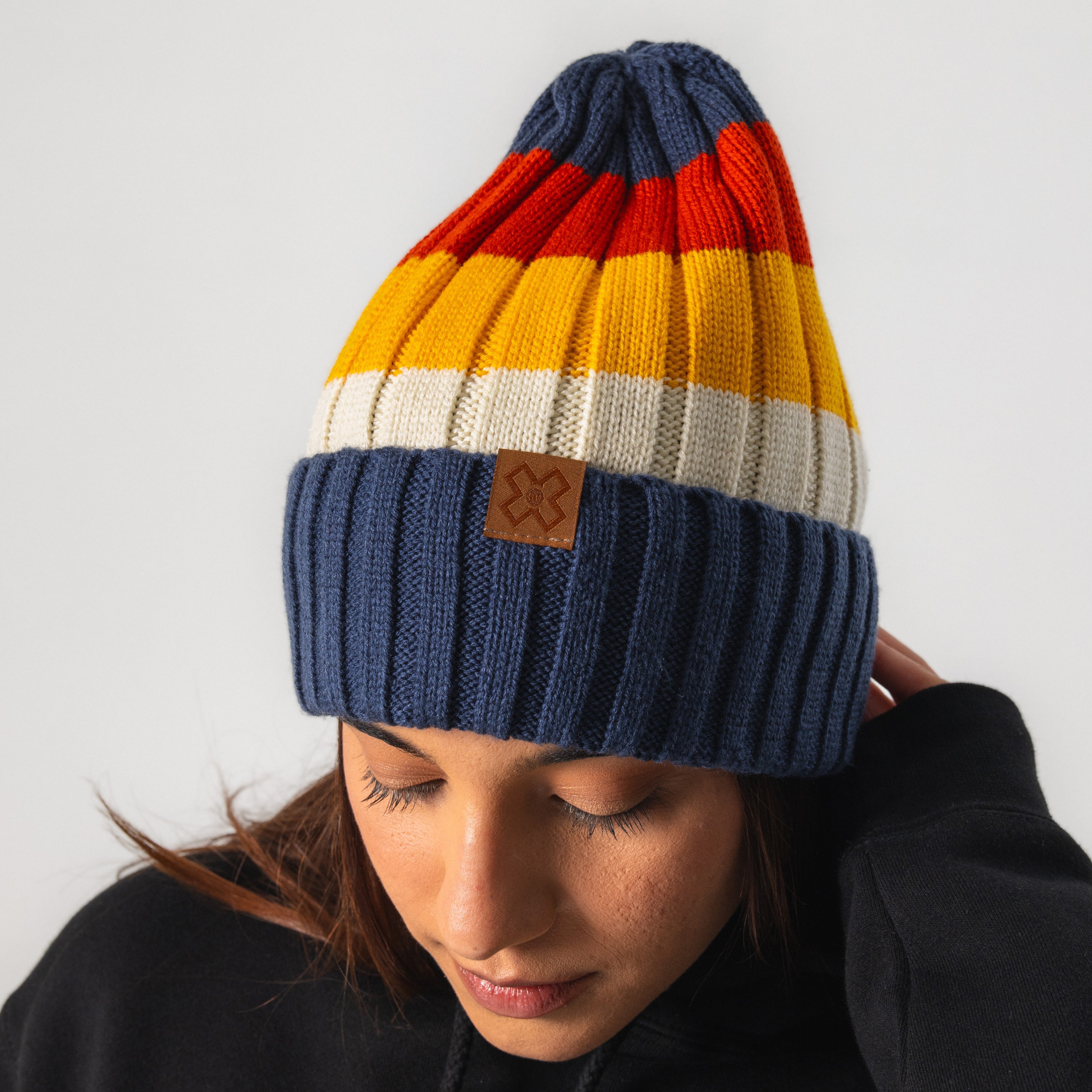 Striped Beanie