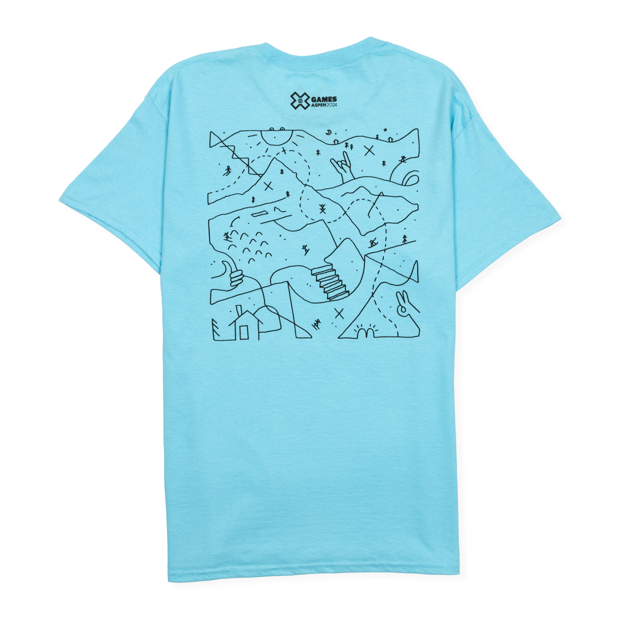 #20 Mountain Map Tee