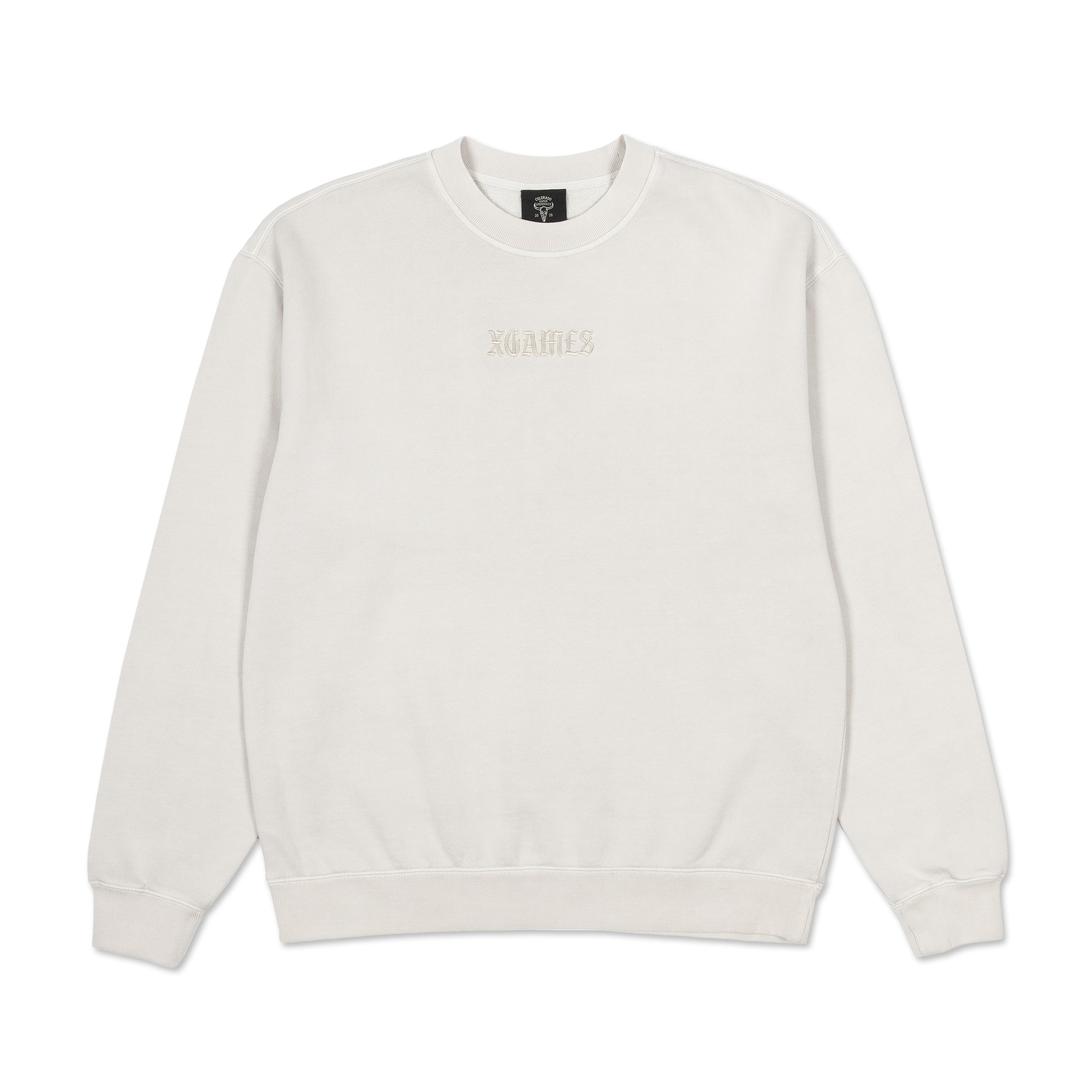 #8 Aspen 2025 Bone Logo Crewneck