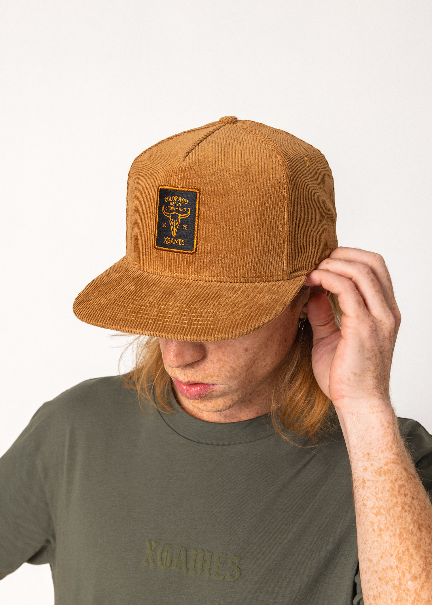 Aspen 2025 Tan Corduroy Hat