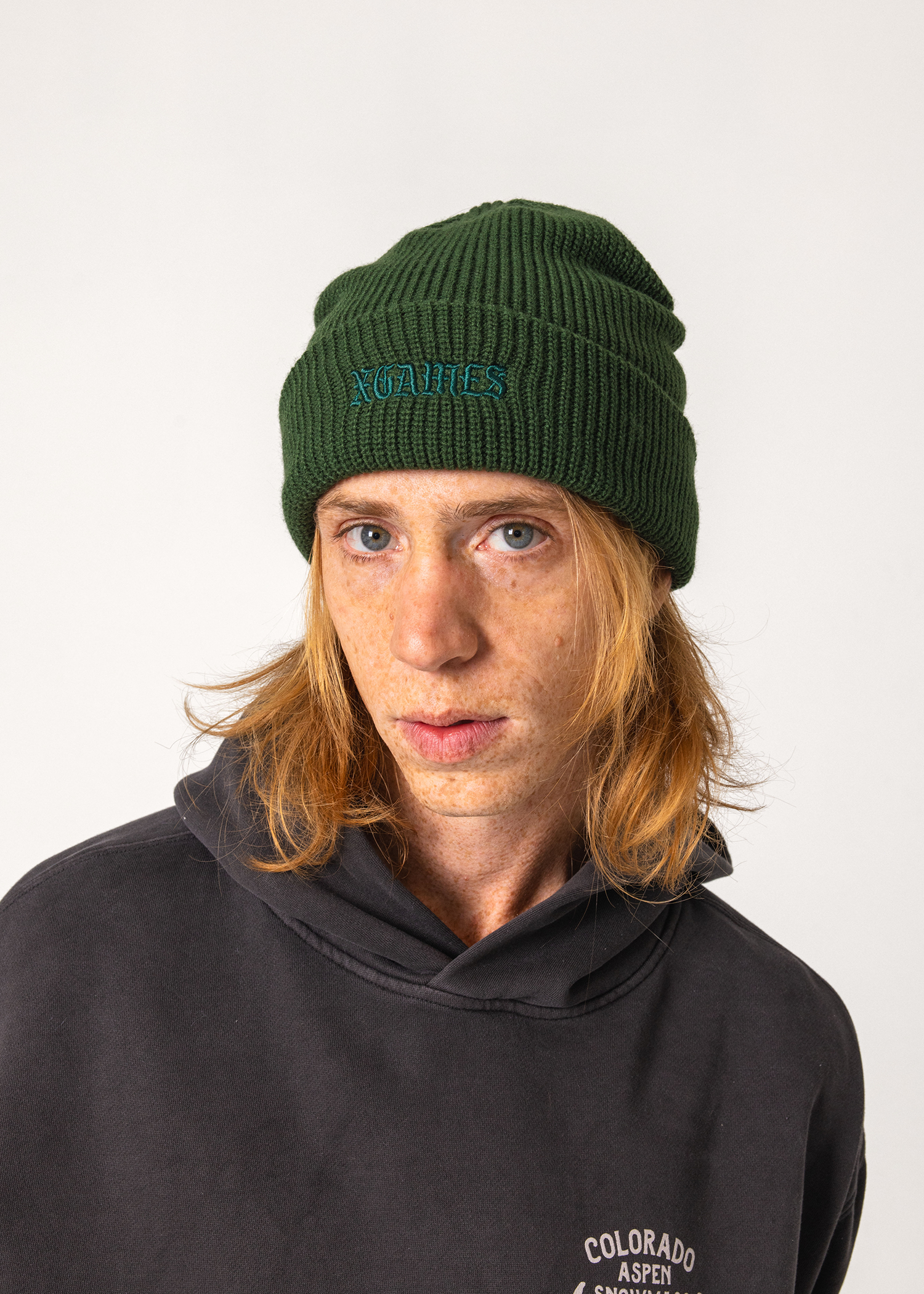 Aspen 2025 Green Beanie